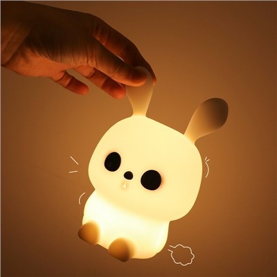 Kanin silikonlampa